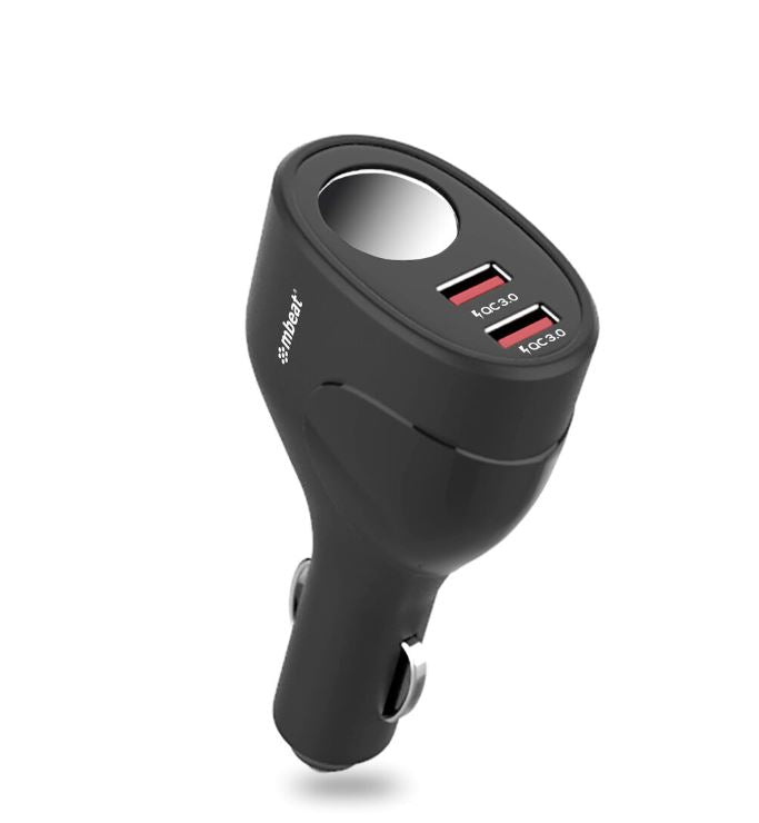 （LS） mbeat®  Gorilla Power Dual Port QC3.0 Car Charger and Cigarette Lighter Extender features built-in over heat Package - Image 5
