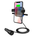 （LS） mbeat® Gorilla Power 10W Wireless Car Charger with 2.4A USB Charging, Air Vent Clip & Windshield Stand Black  Package - Image 1