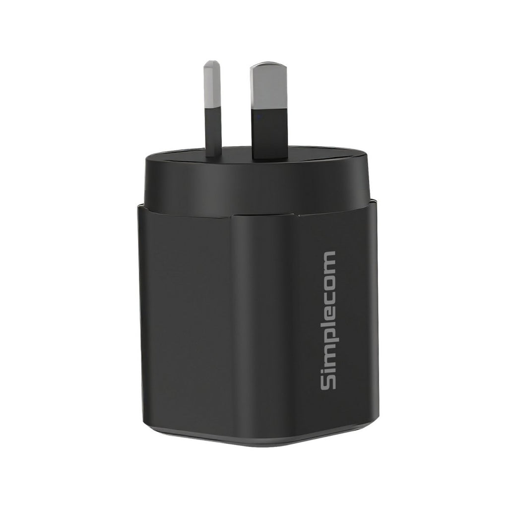 Simplecom CU235 Dual Port PD 35W Fast Wall Charger USB-C + USB-A for Phone Tablet - Image 4