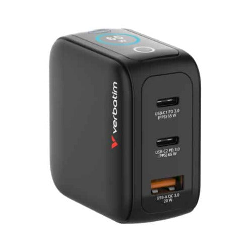 Verbatim Mini GaN Charger 65W with Display - Image 3