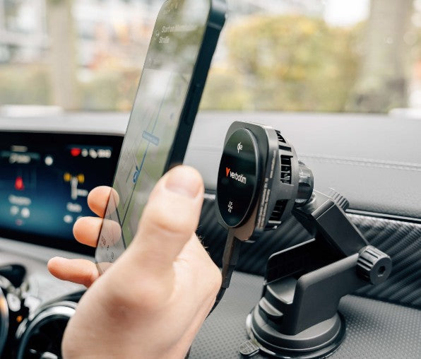 Verbatim Charge 'n' Drive Qi2 Magnetic Wireless Car Charger CND-02 - Image 1