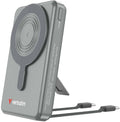 Verbatim Power Bank Magnetic Wireless 10.000 mAh C+C Display - Grey - Image 1