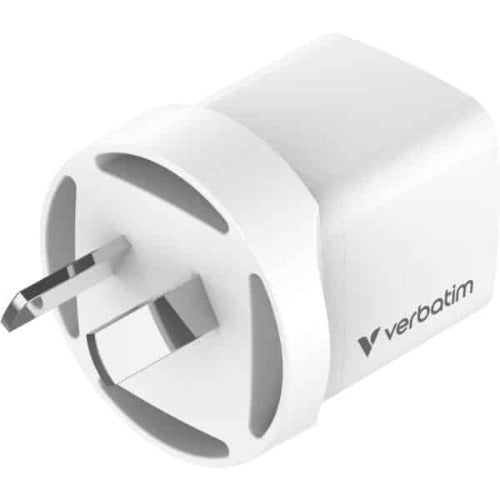 Verbatim Mini GaN 20W USB-C Charger, PD 3.0, PPS, QC 3.0, with 1m USB-C to USB-C Cable (60W, USB 2.0), AU Plug, White, OCP/OVP/SCP/OTP Protection - Image 3
