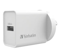 Verbatim USB Charger Single Port 2.4A - White Single Port Wall Charger Rohs, CE, Apple, Android, tablet, Handheld. OC, OV, SS, OT, Fire Resistant. - Image 5