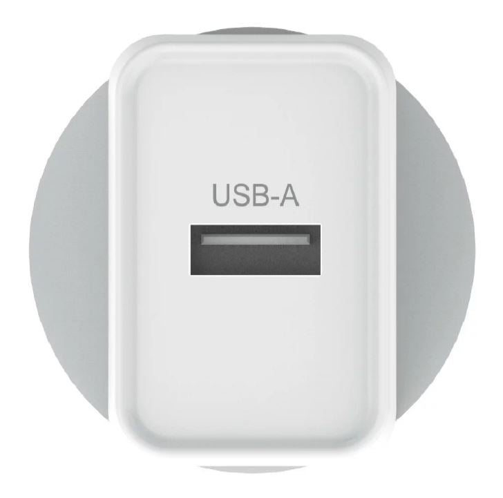 Verbatim USB Charger Single Port 2.4A - White Single Port Wall Charger Rohs, CE, Apple, Android, tablet, Handheld. OC, OV, SS, OT, Fire Resistant. - Image 2