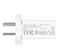 Verbatim USB Charger Single Port 2.4A - White Single Port Wall Charger Rohs, CE, Apple, Android, tablet, Handheld. OC, OV, SS, OT, Fire Resistant. - Image 3