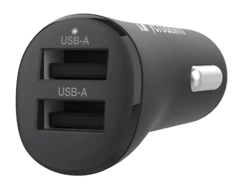 Verbatim Car Charger - Dual Port 3.4A - Black - Image 1