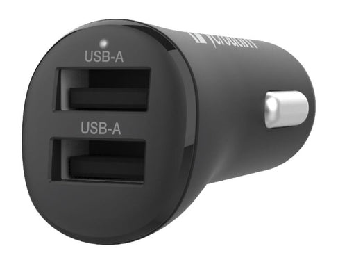 (LS)Verbatim Car Charger - Dual Port 3.4A - Black - Image 2