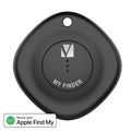 Verbatim Bluetooth Tracker My Finder Black,  IP66, IOS Iphone, Ipad, Macbook, Long Life, Pets, Kid, Luggage, Backpack Apple Find My Retail Pack 66840 - Image 1