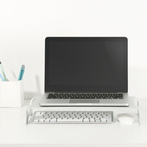 Brateck Slim Aluminum Monitor Riser (500mm x 210mm x 63mm), Fit Screen Size :	11''~32'', Weight Capacity(per layer): 20kg (LS) - Image 3