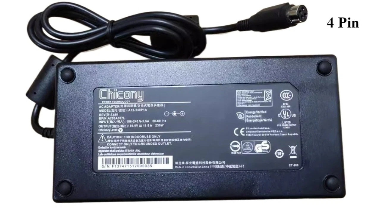 AC ADAPTER 230W 19.5V 11.8A - 4PIN ROUND CONNECTOR - Image 1