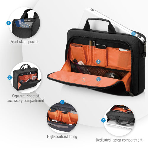Everki 13.3" -  14" Notebook Case Advance, Non-Slip Shoulder Pad - Image 2