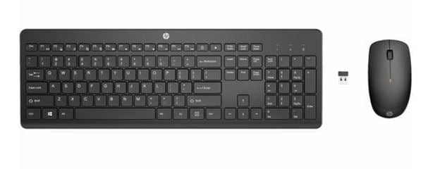 HP 235 USB Wireless Keyboard & Mouse Combo 2.4GHz 12 Function keys Chiclet Comfortable Low Noise 1600DPI Mouse Light Weight Long Battery ~NAHP-18H24AA - Image 1