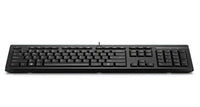 HP 125 Wired Keyboard - Compatible with Windows 10, Desktop PC, Laptop, Notebook USB Plug and Play Connectivity, Easy Cleaning 1YR WTY - Image 2
