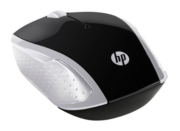 HP Wireless Mouse 200 2.4GHz 3 Bottons USB Wireless 2xAAA 1000 dpi Up to 12M Battery Life Dongle all-day comfort design Black/Silver - Image 2