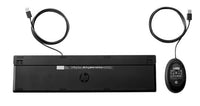 HP 320MK USB Wired Desktop Keyboard Mouse Combo Reduced-sized & Low-Profile Quiet Keys Plug&Play for Notebook Desktop PC WIN11/10 Black - Image 3