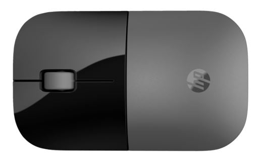 HP Wireless Mouse Z3700 Dual Silver ambidextrous design Optical Bluetooth USB-A Compatible with Windows 11 /10 macOS and Chrome OS