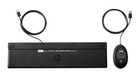 HP 320MK USB Wired Desktop Keyboard Mouse Combo Reduced-sized & Low-Profile Quiet Keys Easy Clean Plug&Play for Notebook Desktop PC - Image 3