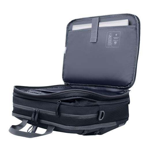 HP Bag 14" 15L Business Travel Plus Laptop Bag Double-coil zipper Trolley pass-through Padded back panel 180-degree opening Fit 14" 13.3" 12" Notebook - Image 4