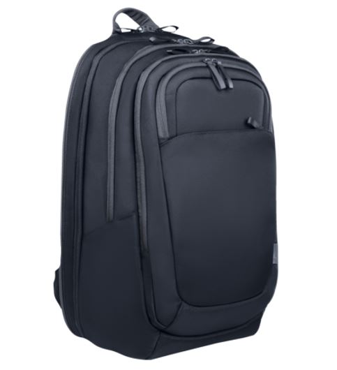 HP Bag 17" 30L Travel Plus Laptop Backpack 60% post-consumer recycled materials Double-coil zipper closing system Fits 17" 16" 15.6" 14" 13" Notebook - Image 2