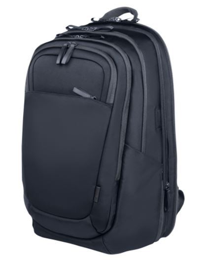 HP Bag 17" 30L Travel Plus Laptop Backpack 60% post-consumer recycled materials Double-coil zipper closing system Fits 17" 16" 15.6" 14" 13" Notebook - Image 4