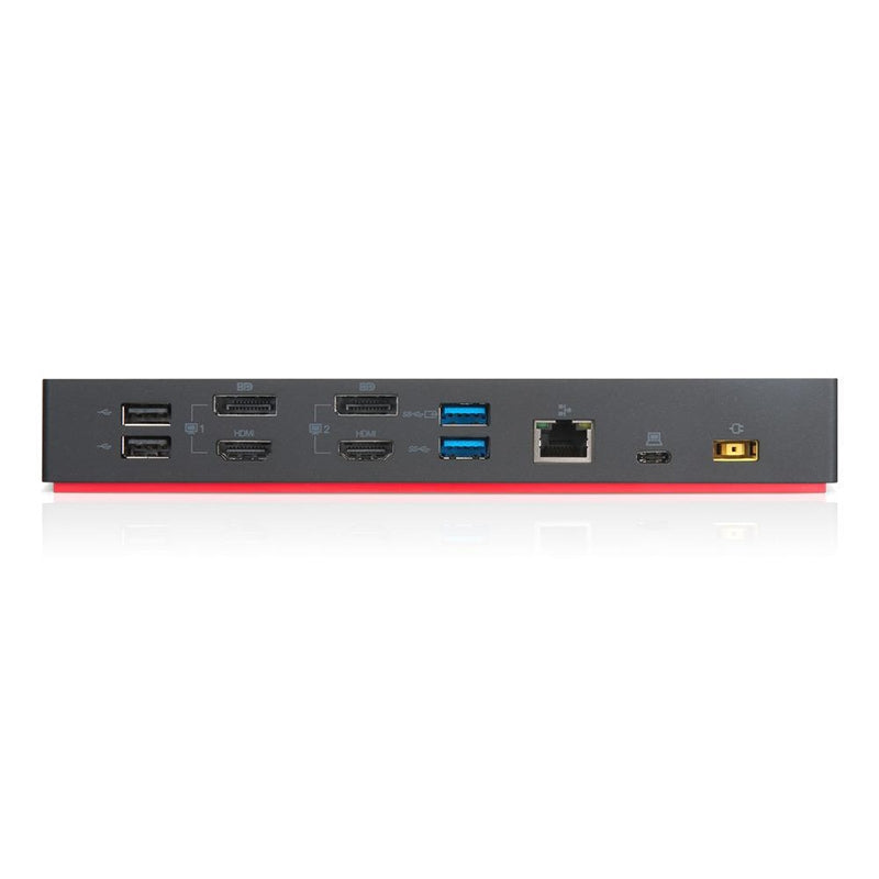 LENOVO ThinkPad Hybrid USB-C with USB-A Docking Station 135W 4K USB-C 2xHDMI 2xDP 3xUSB3.1 2xUSB2.0 GLAN for ThinkBook ThinkPad X1 Carbon X1 Yoga - Image 3