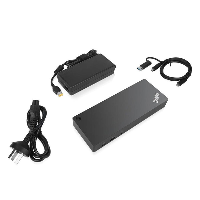 LENOVO ThinkPad Hybrid USB-C with USB-A Docking Station 135W 4K USB-C 2xHDMI 2xDP 3xUSB3.1 2xUSB2.0 GLAN for ThinkBook ThinkPad X1 Carbon X1 Yoga - Image 4