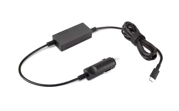 LENOVO 65W USB-C DC Travel Adapter Laptop Car Charger 1.8m Cable 140g Lightweight for Lenovo ThinkPad ThinkBook Notebook Tablet Mobile & USB-C Devices - Image 1