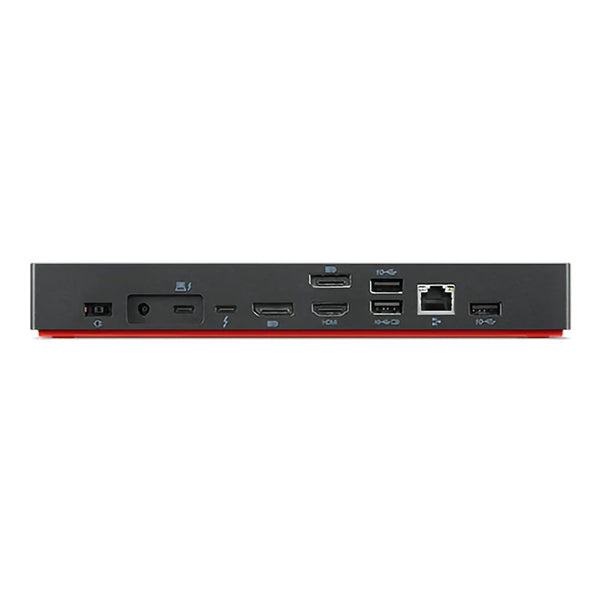 LENOVO ThinkPad Universal Thunderbolt 4 Dock - 1x HDMI 2.1, 2x DisplayPort, 4x USB, 1x USB-C, 1x  Gigabit Ethernet, 100W Power Delivery, Power Button