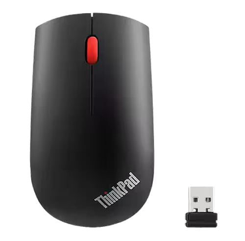 LENOVO ThinkPad Essentials Compact Wireless Mouse 2.4 GHz Wireless via Nano USB 1200 DPI Optical sensor Supported PC with USB port 1 Year Warranty - Image 1