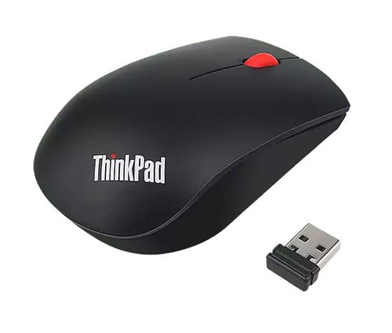 LENOVO ThinkPad Essentials Compact Wireless Mouse 2.4 GHz Wireless via Nano USB 1200 DPI Optical sensor Supported PC with USB port 1 Year Warranty - Image 4