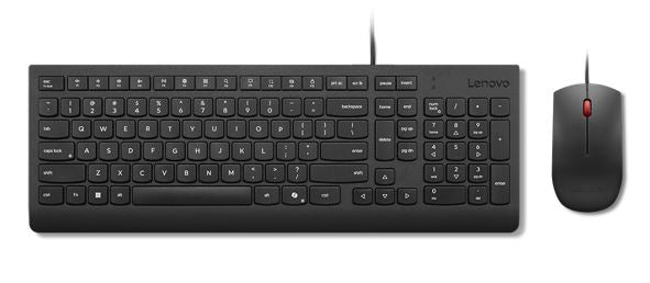 Lenovo Universal Wired USB Keyboard Mouse Combo Adjustable Tilt Leg Spill Resistant Copilot Keyboard 1600 DPI Optical Sensor Mouse Plug & Play 1.8m - Image 2