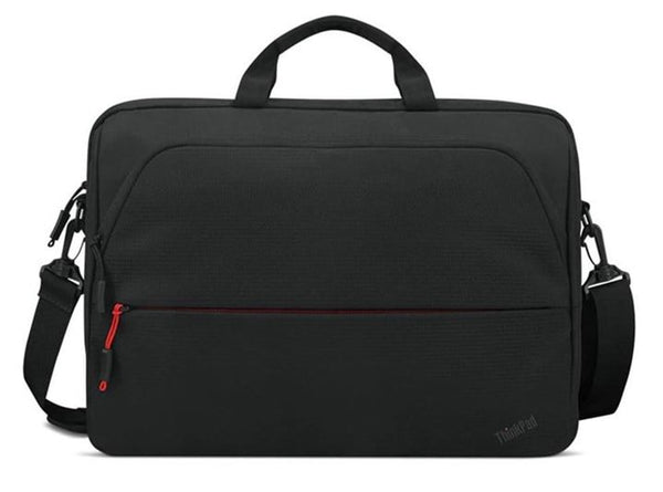 LENOVO Essentials 16" Toploader Bag Notebook Case - Classic Black Nylon Exterior, Dedicated Padded PC Pocket fits 13.3" 14" 15.6" 16" Laptop
