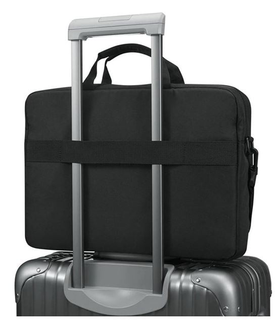 LENOVO Essentials 16" Toploader Bag Notebook Case - Classic Black Nylon Exterior, Dedicated Padded PC Pocket fits 13.3" 14" 15.6" 16" Laptop - Image 3