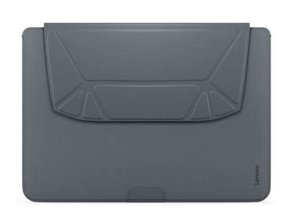 Lenovo Origami 35.6 cm (14") Sleeve case Grey PE bag+belly band Snug fit 14" Notebook Origami-fold design Sustainable RPET inner materials - Image 1