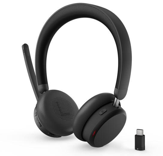 Lenovo Dual-Mode Wireless Hybrid ANC Headset 6550 (USB-C, Teams) Bluetooth 5.3 USB-C AI-powered LADM and LAFM software 3YR WTY - Image 3