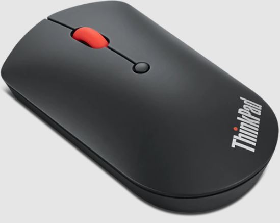 LENOVO ThinkPad Bluetooth Silent Mouse - Dual-Host Bluetooth 5.0 to Switch Between 2 Devices,DPI Adjustment: 2400, 1600, 800, 1YR Battery Life - Image 2
