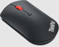LENOVO ThinkPad Bluetooth Silent Mouse - Dual-Host Bluetooth 5.0 to Switch Between 2 Devices,DPI Adjustment: 2400, 1600, 800, 1YR Battery Life - Image 2