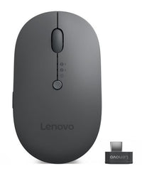 LENOVO Mouse Universal Ambidextrous Bluetooth + USB Type-C Optical 2400 DPI Up to 3 months of battery life 5xbutton 2-way scroll wheel WIN 10/11 - Image 4