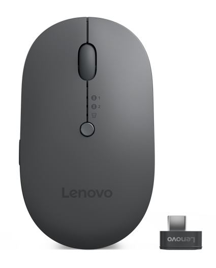 LENOVO Mouse Universal Ambidextrous Bluetooth + USB Type-C Optical 2400 DPI Up to 3 months of battery life 5xbutton 2-way scroll wheel WIN 10/11 - Image 4