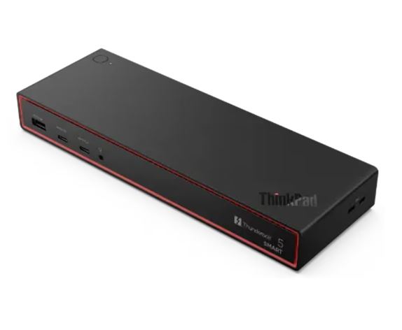 LENOVO ThinkPad Thunderbolt 5 Smart Dock 7500 - 180W PD 2xThunderbolt 5 2xUSB-C 1xHDMI 2xDP 3xUSB-A 1x2.5Gb LAN Audio Jack Supports 5 displays - Image 1