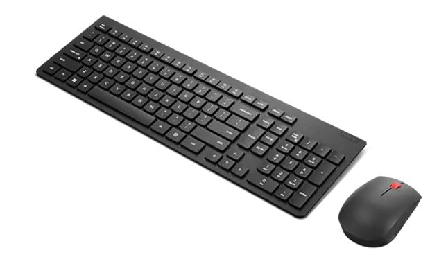Lenovo Essential Wireless Combo Keyboard & Mouse Gen2 Low Profile Adjustable Tilt Leg Spill Resistant 1600DPI 3 buttons Optical Sensor 18mths Battery - Image 3