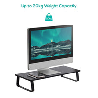 mbeat® activiva Ergolife Black Monitor Stand Riser Ergonomic design Durable and long lasting stainless steel construct Product Weight:1.6kg - Image 3