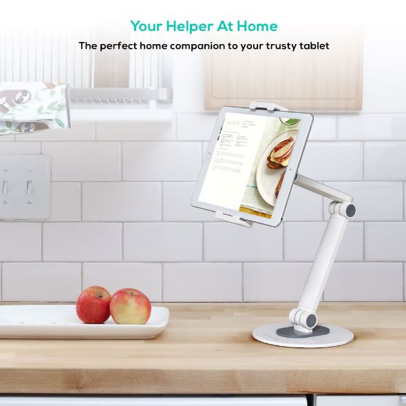 mbeat® activiva Universal iPad & Tablet Tabletop Stand Universal Fit Freestyle Adjustment Material:Aluminium, Plastic Package Weight:1.24kg - Image 3
