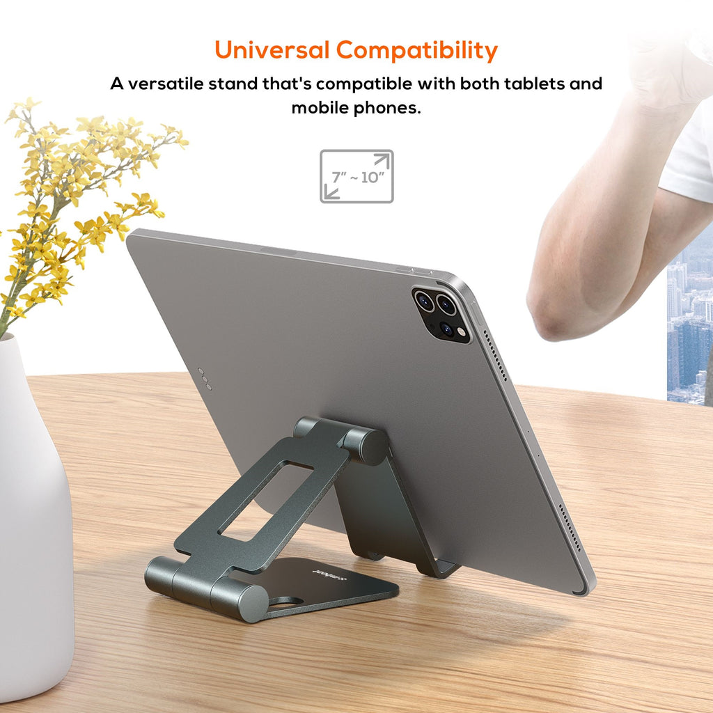 mbeat®  MB-STD-S2PGRY Stage S2 Hands-Free Mobile Stand GREY Compact and Durable Optimised Hands-free Space-saving Portability - Image 2