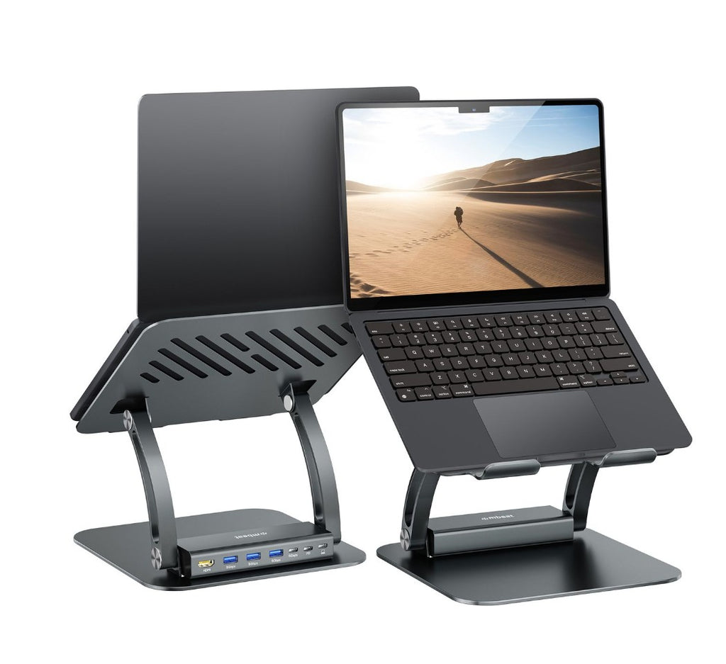 mbeat® Stage P6 Laptop Stand with USB-C Dock - Image 5