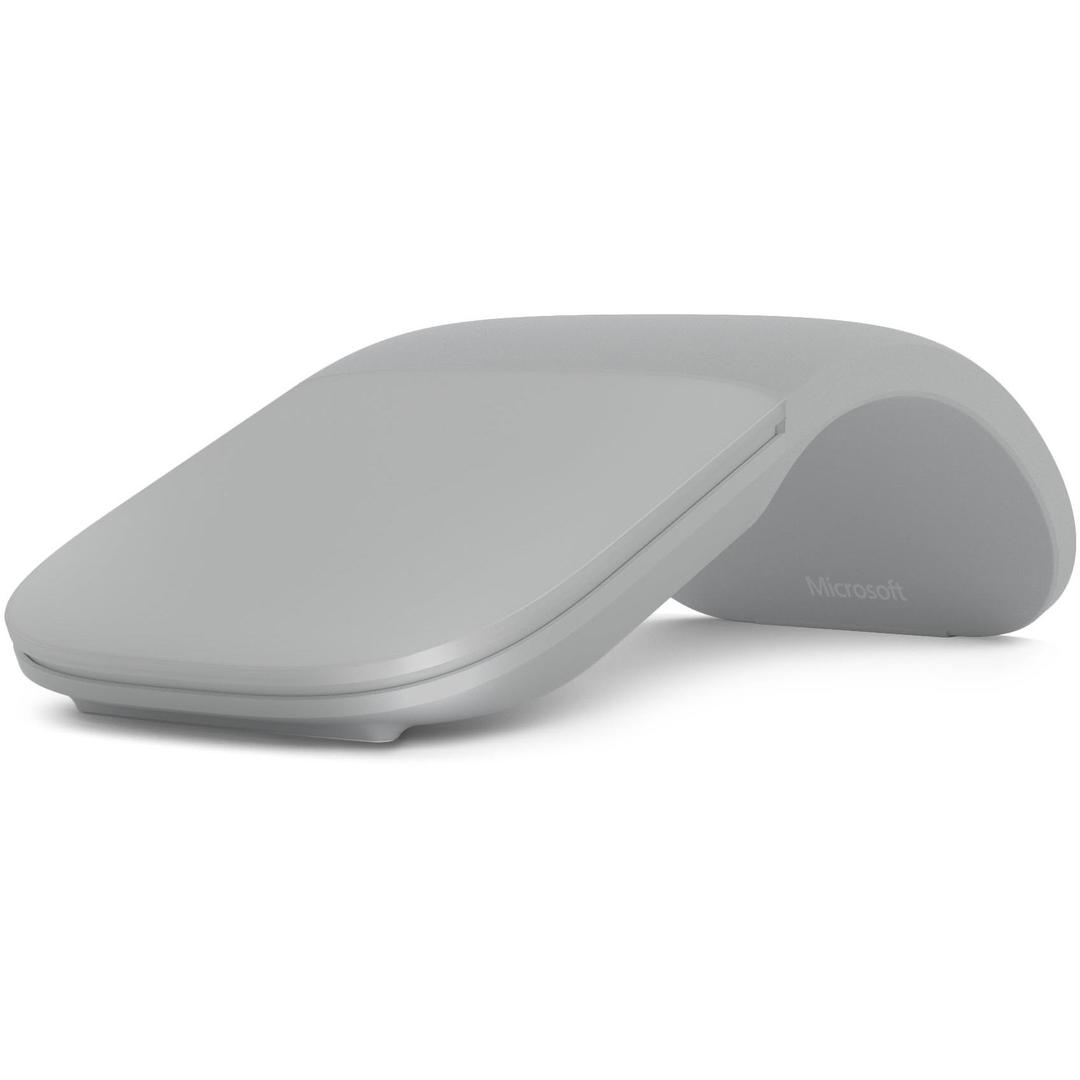 Microsoft Surface Arc Wireless Mouse curved design Surface Pro 11/10/8/9/X /11 Laptop 7/6/5/4- Light Grey - Image 1