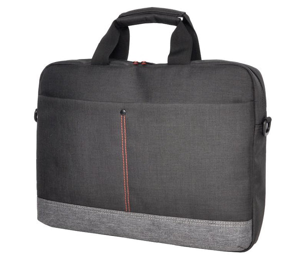 Oxhorn 10" 13.3" 14" 15.6" 16" Notebook back high-quality nylon fabric Top zip closure and padded compartment Shoulder strap nylon case Black+ Grey