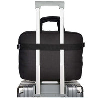 Oxhorn 10" 13.3" 14" 15.6" 16" Notebook back high-quality nylon fabric Top zip closure and padded compartment Shoulder strap nylon case Black+ Grey - Image 4