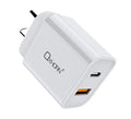 Oxhorn USB Type-C and Type-A 3.0 Quick Charge 20W Charger AC adapter 240V 50/60Hz 1A certified - Image 1